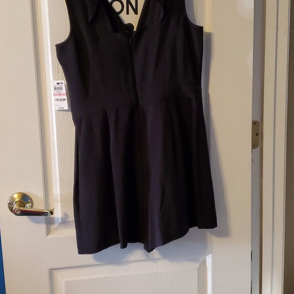 Bar III Black Ruffled Romper - Picture 3 of 3